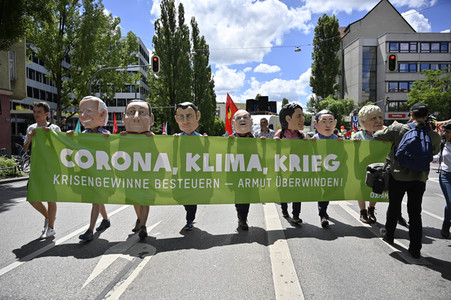 Demonstration gegen den G7-Gipfel in München