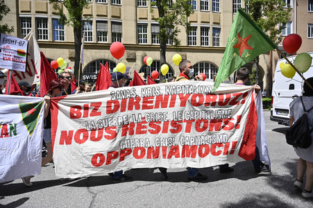Demonstration gegen den G7-Gipfel in München