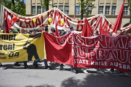 Demonstration gegen den G7-Gipfel in München