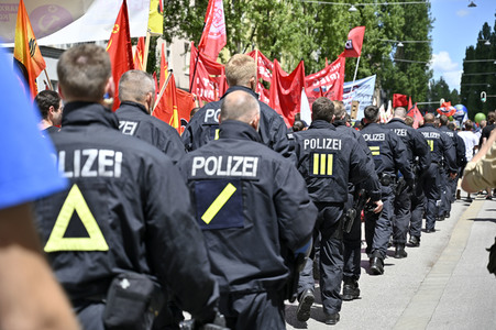 Demonstration gegen den G7-Gipfel in München
