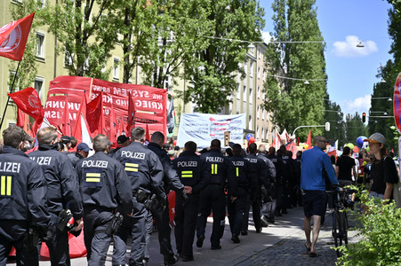 Demonstration gegen den G7-Gipfel in München
