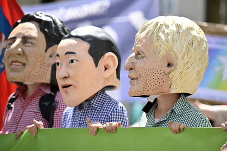 Demonstration gegen den G7-Gipfel in München