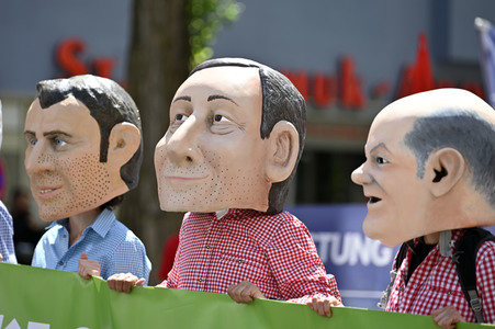 Demonstration gegen den G7-Gipfel in München
