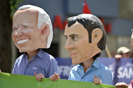 Demonstration gegen den G7-Gipfel in München