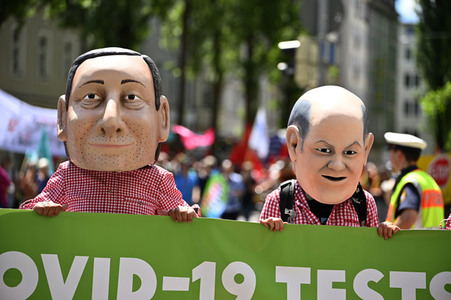 Demonstration gegen den G7-Gipfel in München