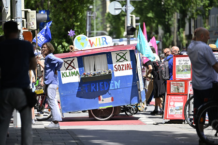 Demonstration gegen den G7-Gipfel in München
