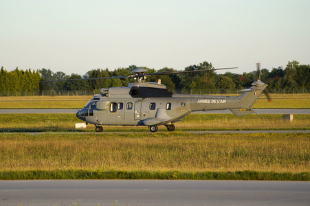 Ankunft von Präsident Macron in München