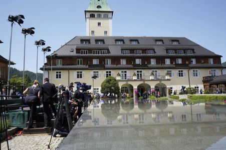 G7-Gipfel auf Schloss Elmau in Klais