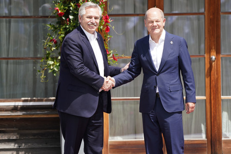 G7-Gipfel auf Schloss Elmau in Klais