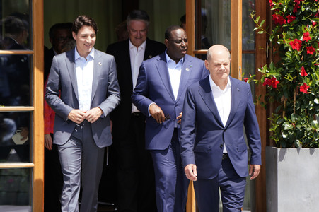 G7-Gipfel auf Schloss Elmau in Klais