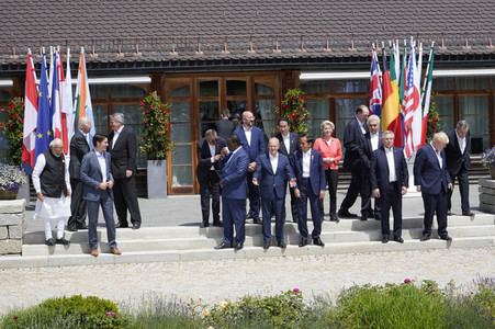 G7-Gipfel auf Schloss Elmau in Klais