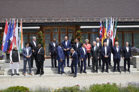G7-Gipfel auf Schloss Elmau in Klais