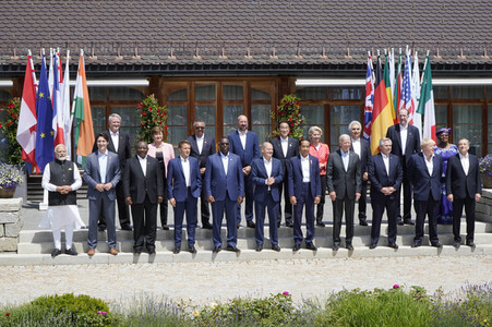 G7-Gipfel auf Schloss Elmau in Klais