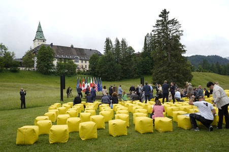 Abschlusspressekonferenz zum G7-Gipfel in Klais