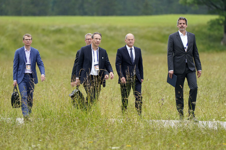 Abschlusspressekonferenz zum G7-Gipfel in Klais