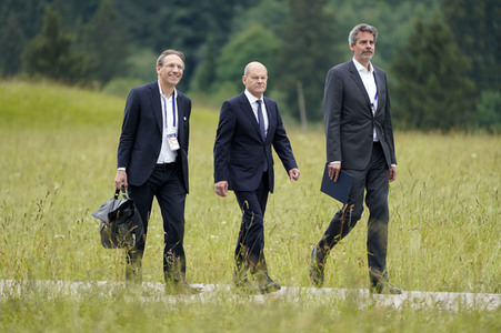 Abschlusspressekonferenz zum G7-Gipfel in Klais