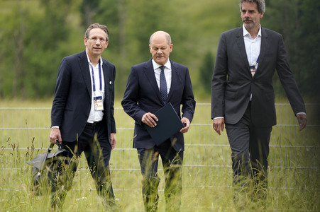 Abschlusspressekonferenz zum G7-Gipfel in Klais