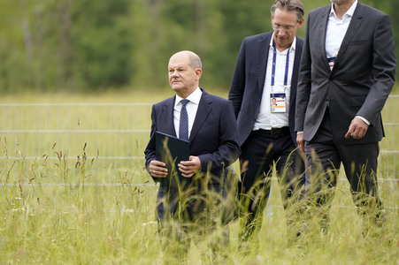 Abschlusspressekonferenz zum G7-Gipfel in Klais