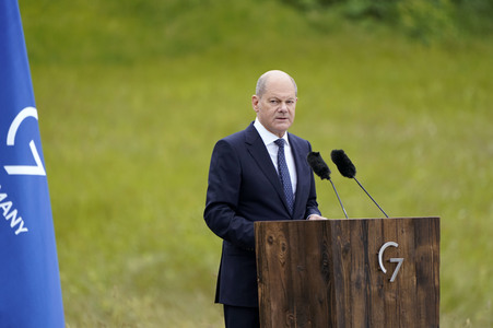 Abschlusspressekonferenz zum G7-Gipfel in Klais