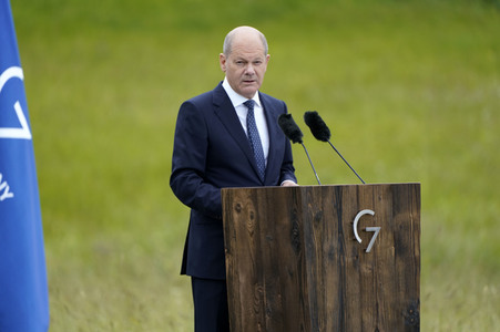 Abschlusspressekonferenz zum G7-Gipfel in Klais