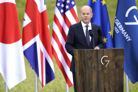 Abschlusspressekonferenz zum G7-Gipfel in Klais