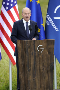 Abschlusspressekonferenz zum G7-Gipfel in Klais