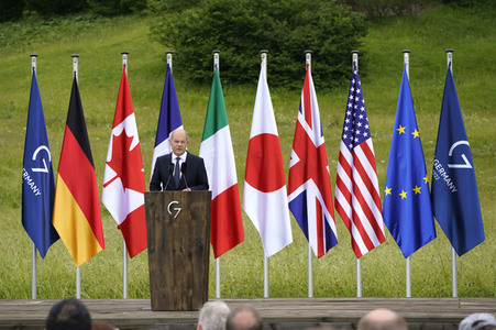 Abschlusspressekonferenz zum G7-Gipfel in Klais
