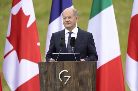 Abschlusspressekonferenz zum G7-Gipfel in Klais