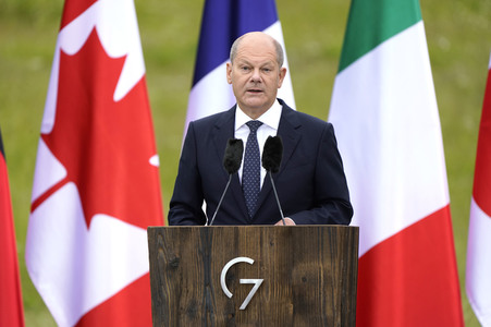 Abschlusspressekonferenz zum G7-Gipfel in Klais