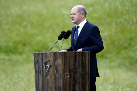 Abschlusspressekonferenz zum G7-Gipfel in Klais