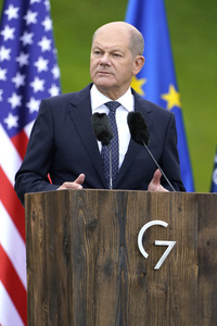 Abschlusspressekonferenz zum G7-Gipfel in Klais