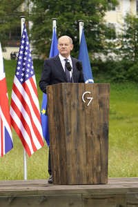 Abschlusspressekonferenz zum G7-Gipfel in Klais