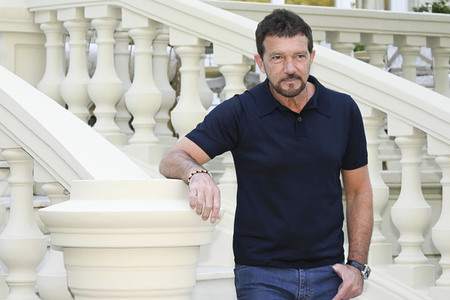Photocall mit Antonio Banderas und Andrew Lloyd Webber in Madrid