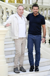 Photocall mit Antonio Banderas und Andrew Lloyd Webber in Madrid