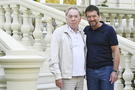 Photocall mit Antonio Banderas und Andrew Lloyd Webber in Madrid