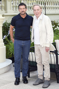 Photocall mit Antonio Banderas und Andrew Lloyd Webber in Madrid