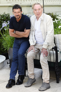 Photocall mit Antonio Banderas und Andrew Lloyd Webber in Madrid