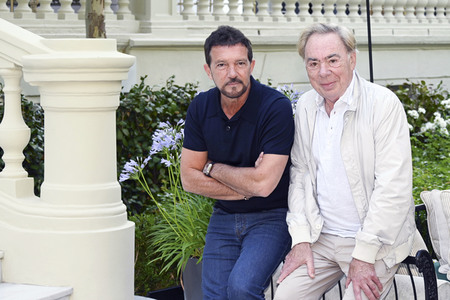 Photocall mit Antonio Banderas und Andrew Lloyd Webber in Madrid