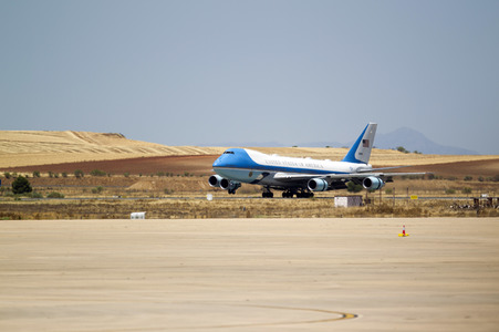 Ankunft von Präsident Biden in Madrid