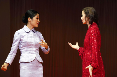 Theaterprobe 'Liebe, einfach außerirdisch' in Berlin