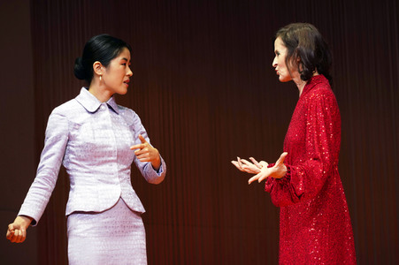 Theaterprobe 'Liebe, einfach außerirdisch' in Berlin