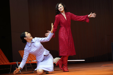 Theaterprobe 'Liebe, einfach außerirdisch' in Berlin