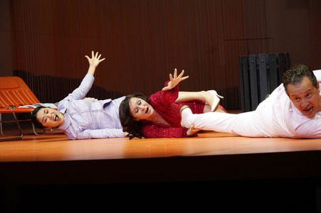 Theaterprobe 'Liebe, einfach außerirdisch' in Berlin