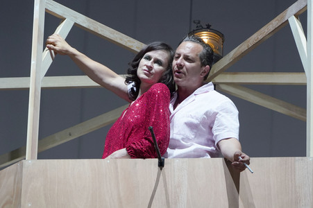 Theaterprobe 'Liebe, einfach außerirdisch' in Berlin