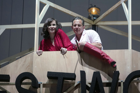 Theaterprobe 'Liebe, einfach außerirdisch' in Berlin