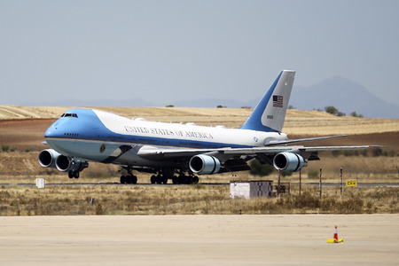 Ankunft von Präsident Biden in Madrid