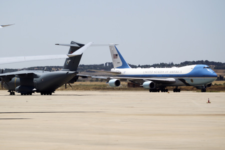Ankunft von Präsident Biden in Madrid