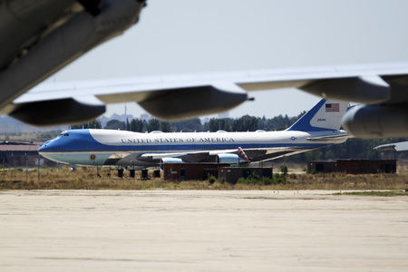 Ankunft von Präsident Biden in Madrid
