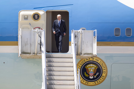 Ankunft von Präsident Biden in Madrid