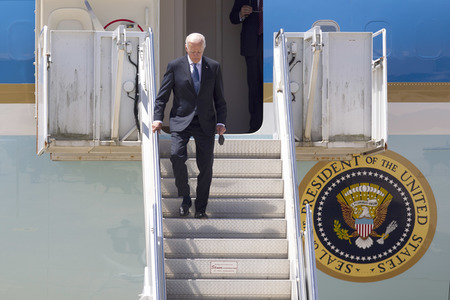 Ankunft von Präsident Biden in Madrid